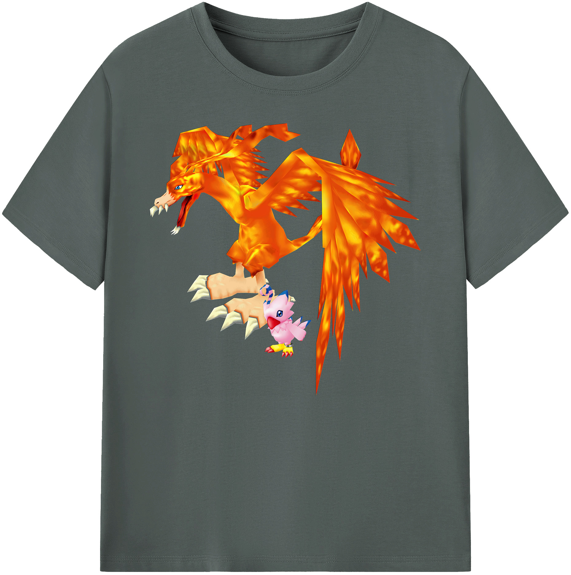 （画像用） Digimon デジタルモンスター/デジモン 綿100％ メンズ半袖Tシャツ｜肌触りやわらか＆通気性